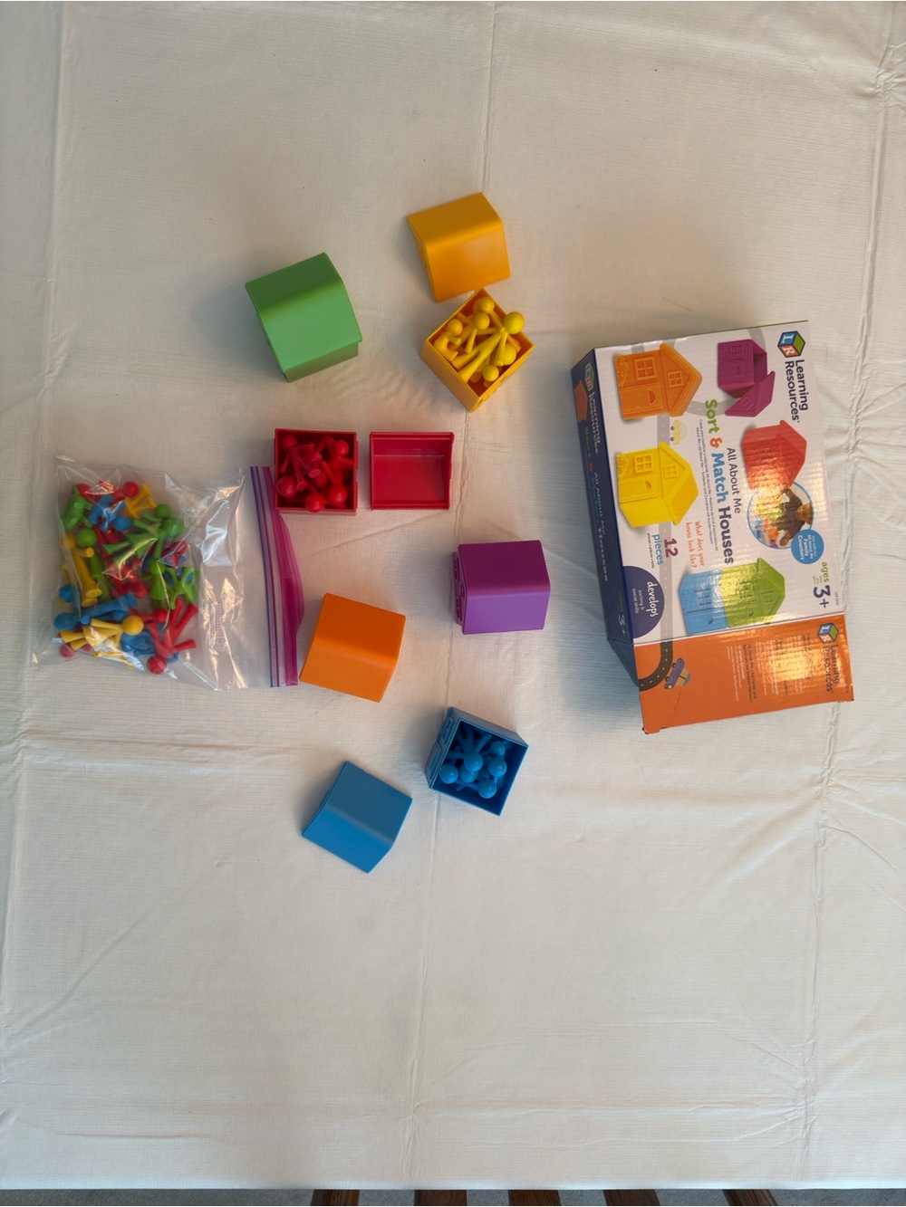 Learning Resources Sort & Match Houses - Multicolor Educational Set